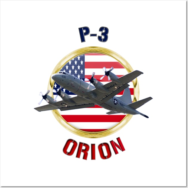 P-3 Orion USA Wall Art by MilMerchant